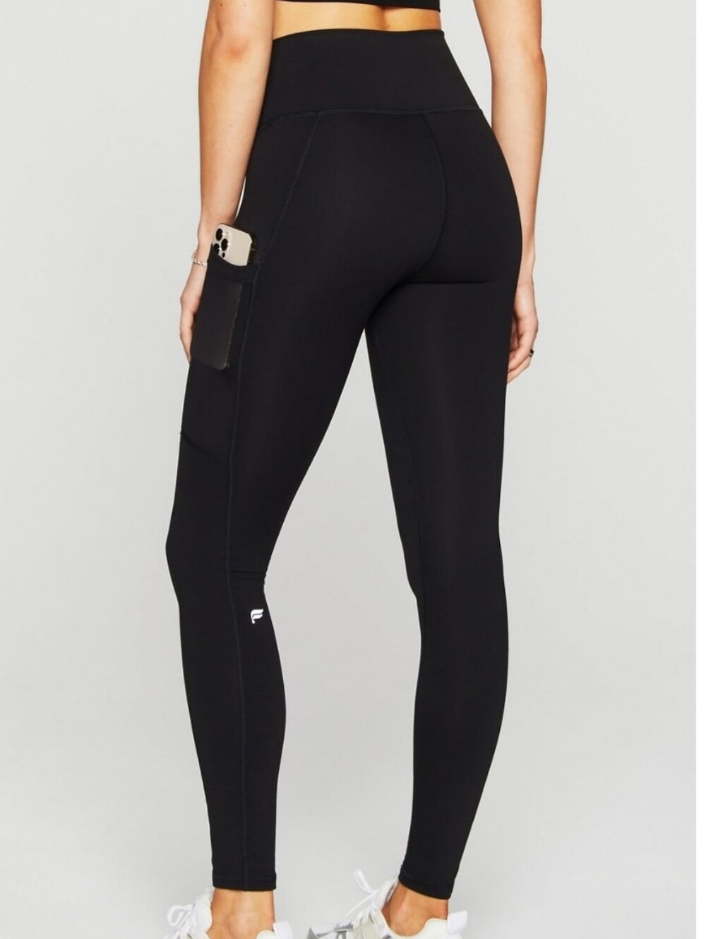 Fabletics On The Go Powerhold Black High-Waist Active Leggings XXL 1X